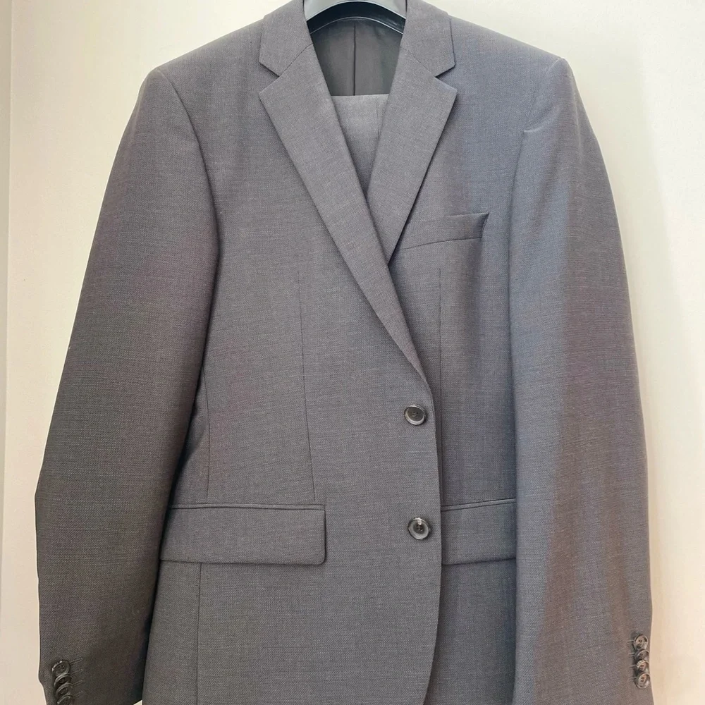 HUGO BOSS SUIT | SLIM-FIT SUIT IN WOOL, SILK AND STRETCH - Picture 3 of 7